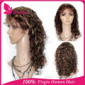 Curly Natural Color For Black Woman wholesale human hair full lace wig in dubai